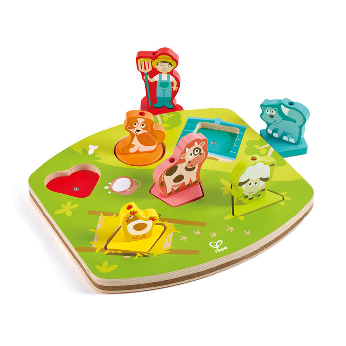 Hape | Farmyard Sound Puzzle