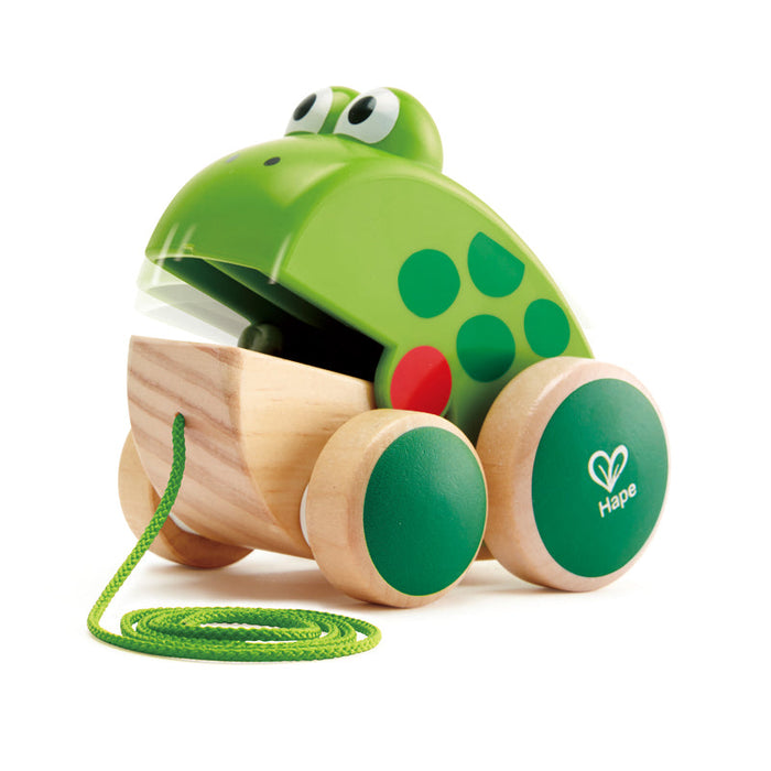 Hape | Frog Pull Along