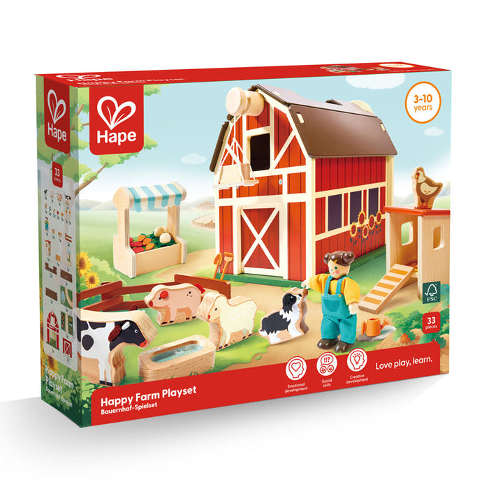 Hape | Happy Farm Playset