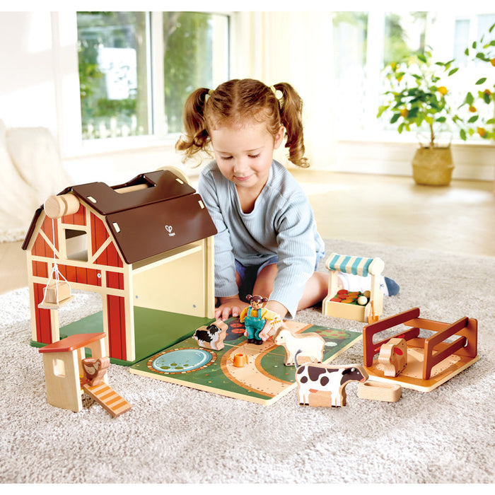 Hape | Happy Farm Playset