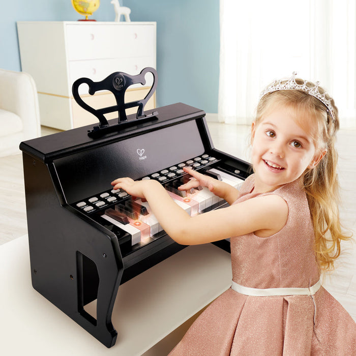 Hape | Learn with Lights Piano - Black
