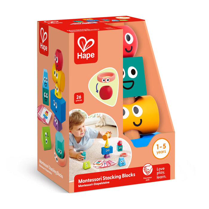 Hape | Montessori Stacking Blocks