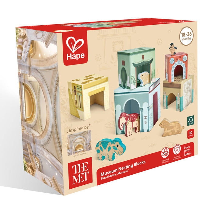 Hape | Museum Nesting Blocks 10Pcs