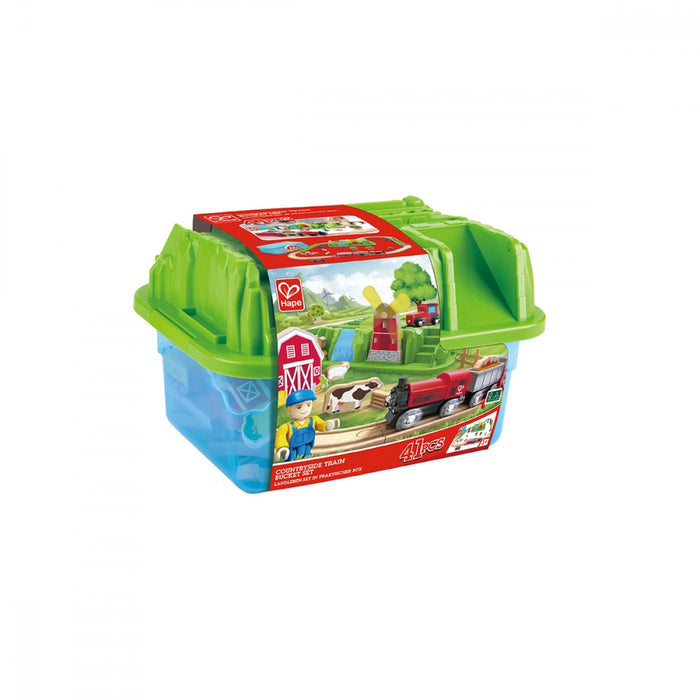 Hape | Railway Countryside Train Bucket Set