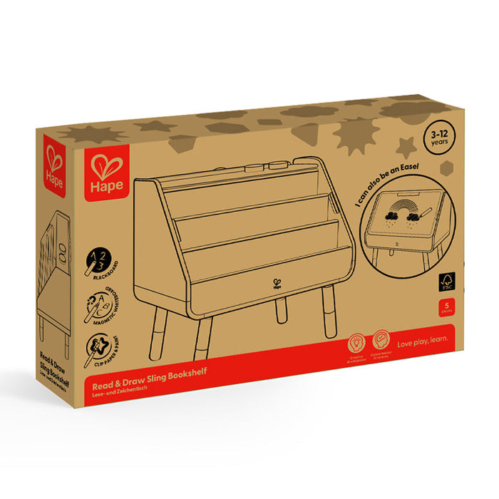Hape | Read & Draw Sling Bookshelf