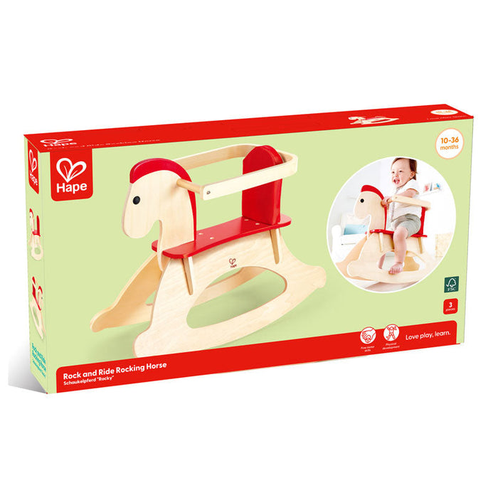 Hape | Rock and Ride Rocking Horse