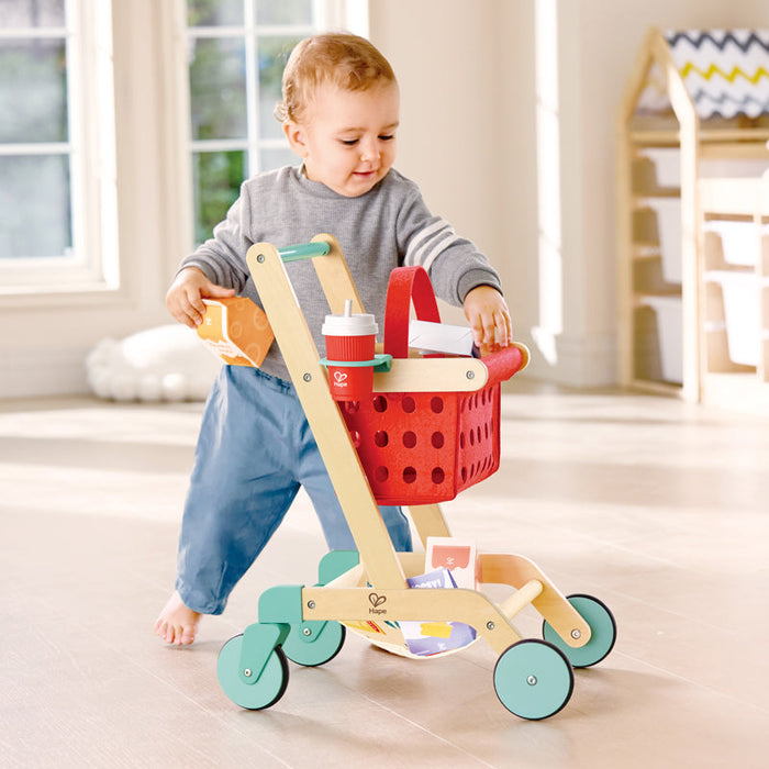 Hape | Little Shopper's Cart & Basket