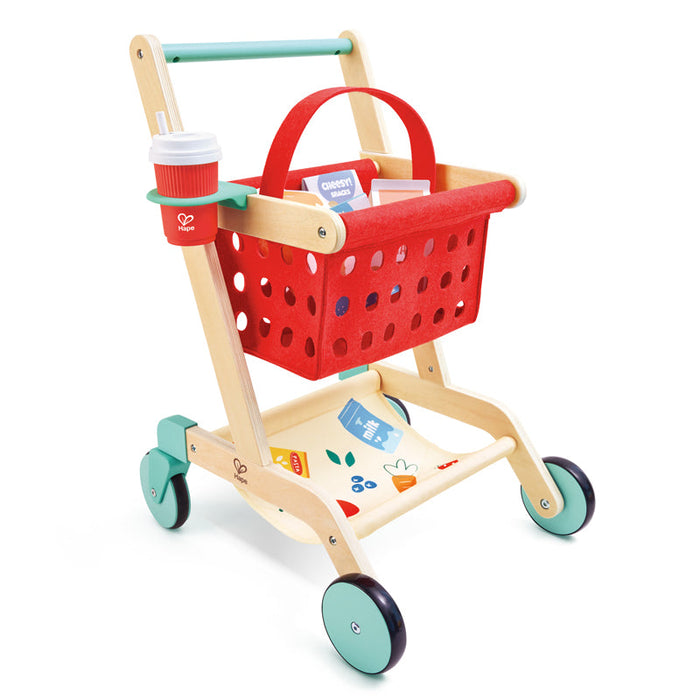Hape | Little Shopper's Cart & Basket