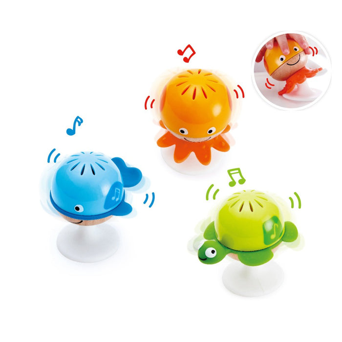 Hape | Stay-Put Rattle Set