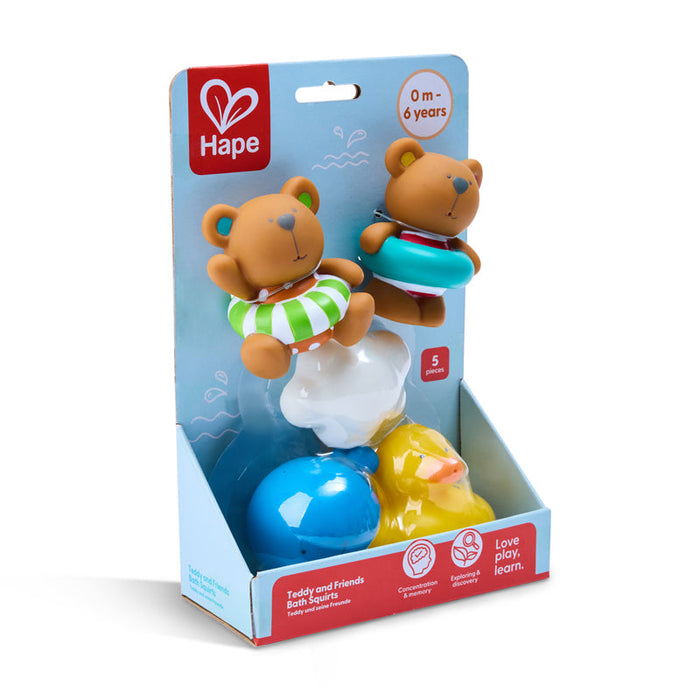 Hape | Teddy and Friends Squirts
