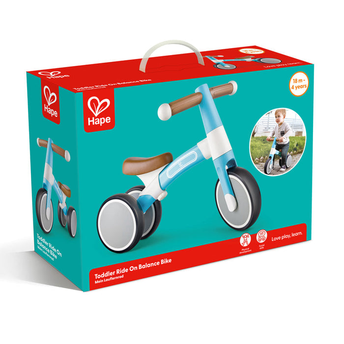 Hape | Toddler Ride On Balance Bike Blue