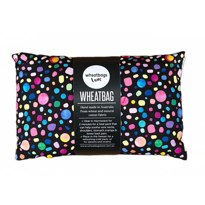 Heat Pack | Lavender Wheat bag | Black Pebbles - Kasey Rainbow