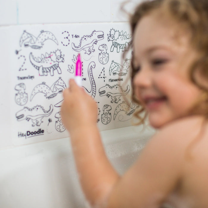 Hey Doodle | DinoRoar Mini Colouring & Doodle Mat
