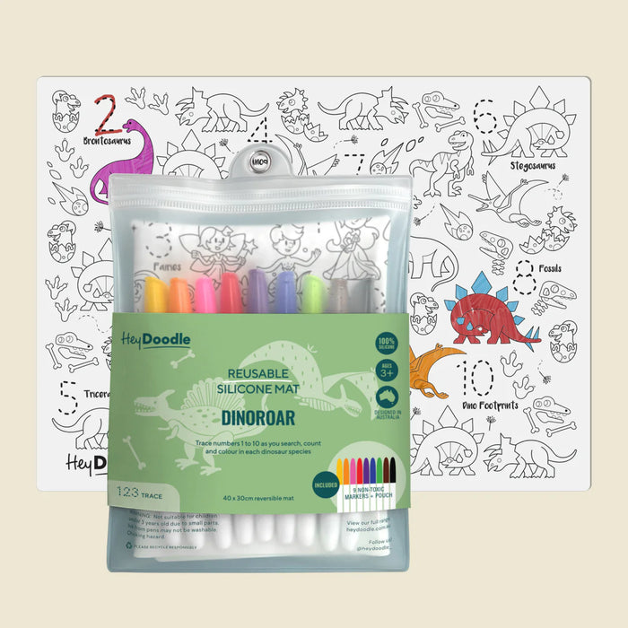Hey Doodle | DinoRoar Classic Colouring & Doodle Mat