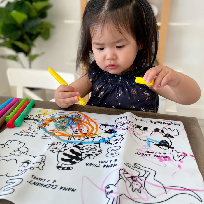 Hey Doodle | My First Counting Colouring & Doodle Mat