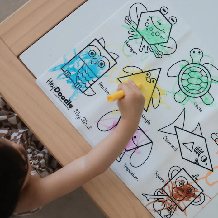 Hey Doodle | My First Shapes Colouring & Doodle Mat