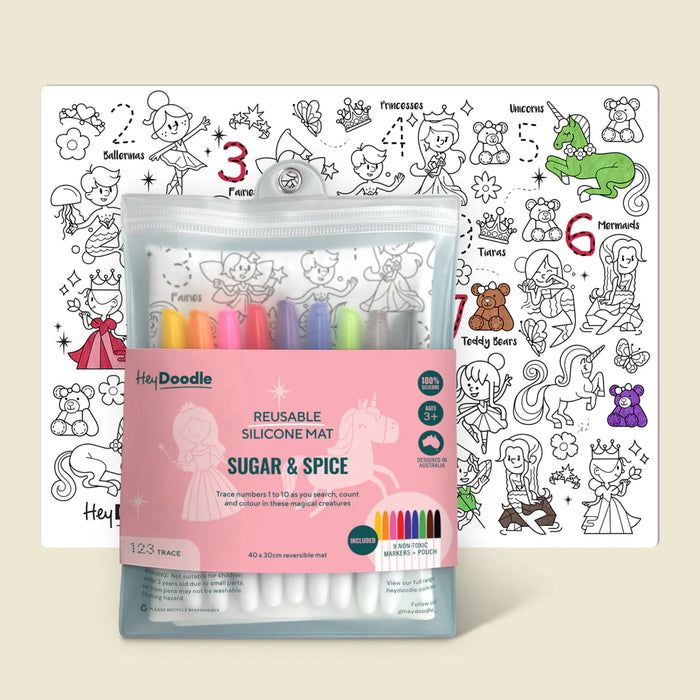 Hey Doodle | Sugar & Spice Classic Colouring & Doodle Mat