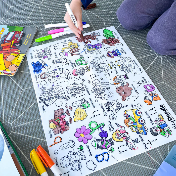 Hey Doodle | When I Grow Up Classic Colouring & Doodle Mat