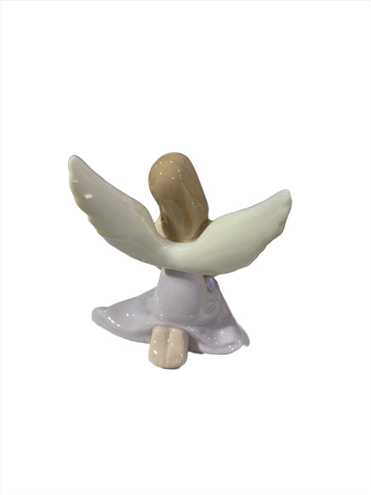 Kneeling Elegant Angel with Dove