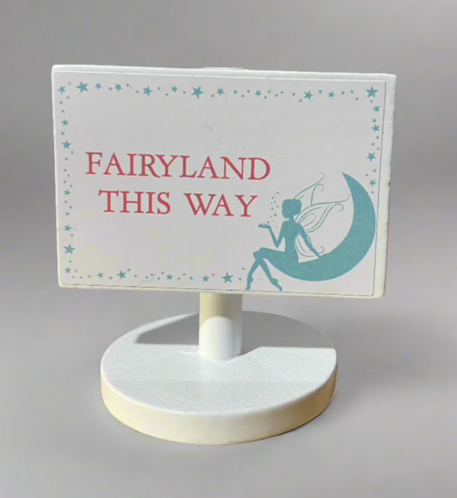 Fairyland this Way Sign