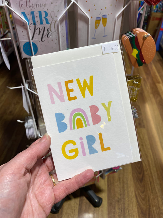 New Baby Girl Greeting Card