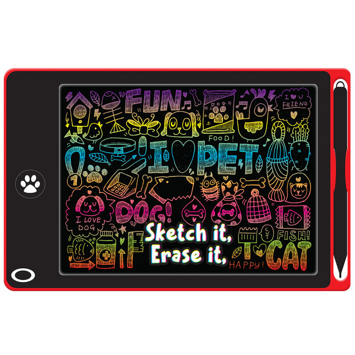 Interactive LCD Writing Tablet - Red