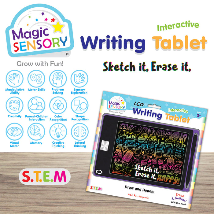Interactive LCD Writing Tablet - USB Rechargeable