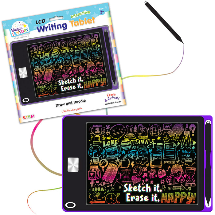 Interactive LCD Writing Tablet - USB Rechargeable
