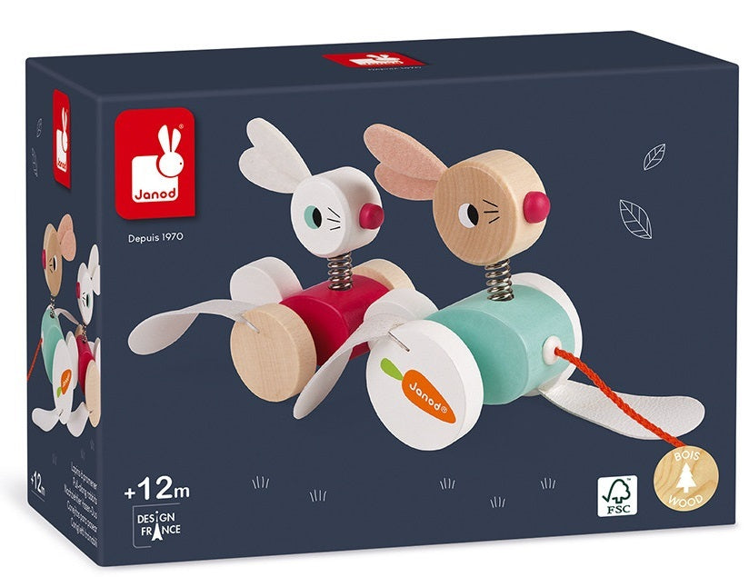 Janod | Pull-along Rabbits