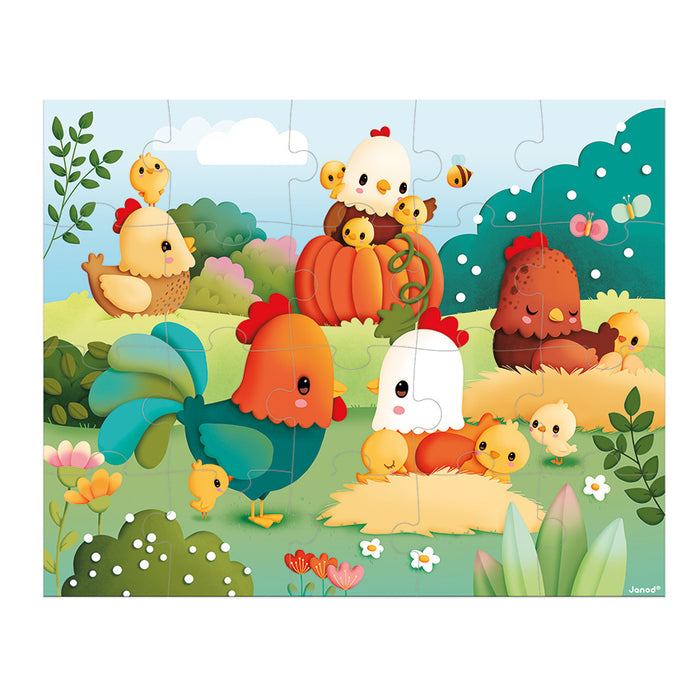 Janod | Farmyard Puzzle