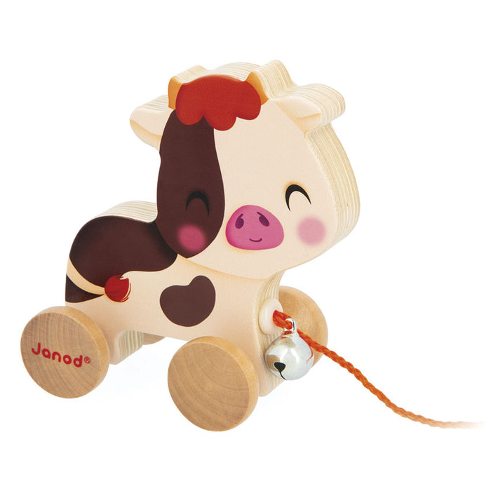 Janod | Pull Along Cow