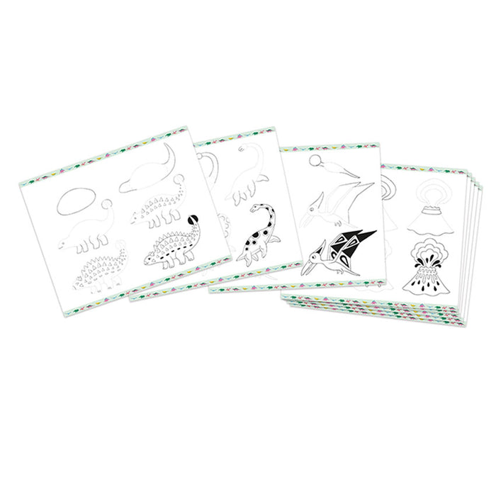 Janod | Step By Step Drawing Dinos