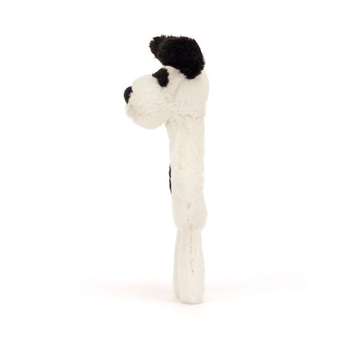 Jellycat | Black & Cream Puppy Ring Rattle