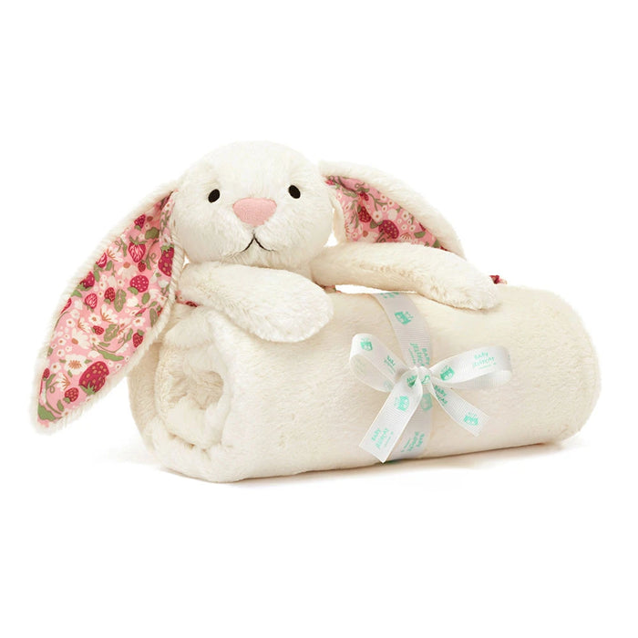 Jellycat Cream Berry Bunny Blanket