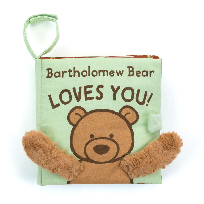 Jellycat | Soft Book | Bartholomew Bear LOVES YOU!
