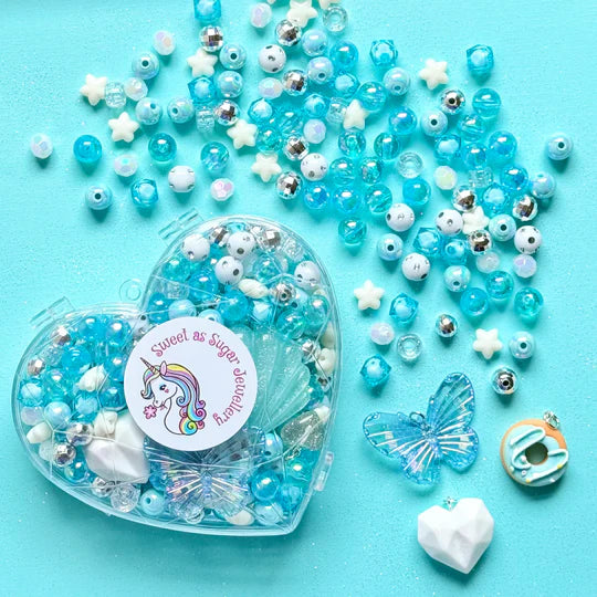 Jewellery Making Kit | Teal Heart