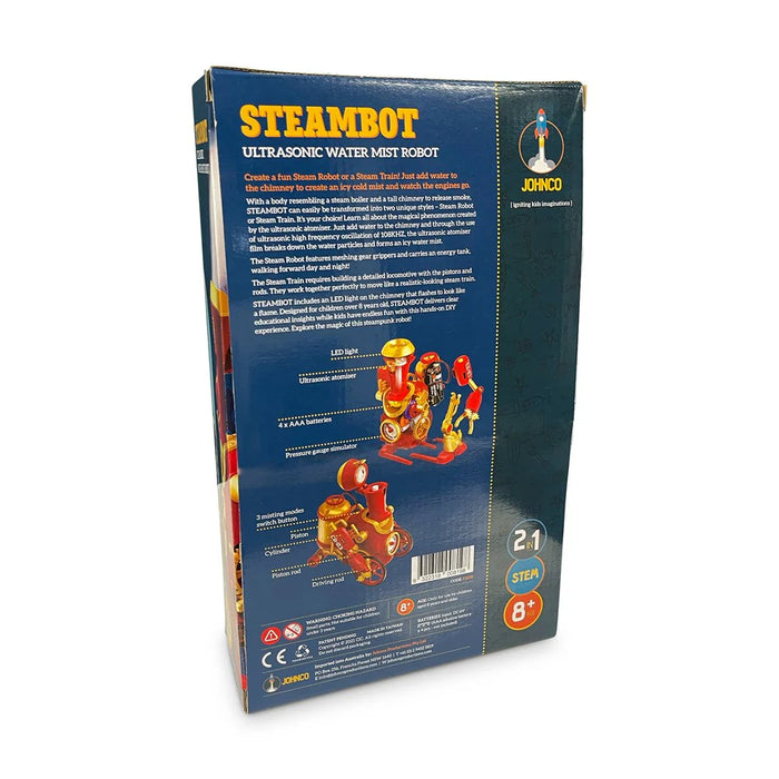 Johnco - SteamBot - 2 in 1 Ultrasonic Water Mist Robot