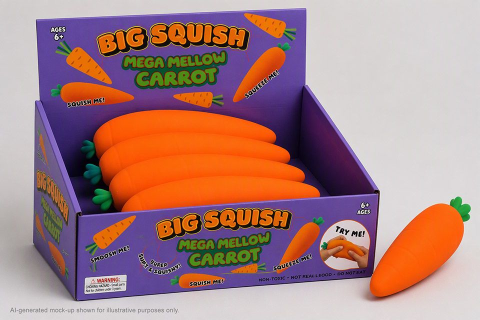 Jumbo Squishy | Mega Mellow Carrot