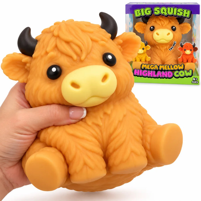 Jumbo Squishy | Mega Mellow Highland Cow