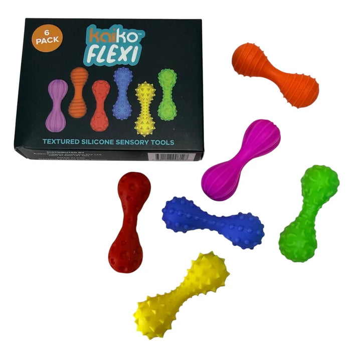 Kaiko Fidgets | FLEXI –  Rainbow 6 Pack