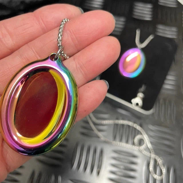 Kaiko Fidgets | Groove Stone - Necklace or Key Chain
