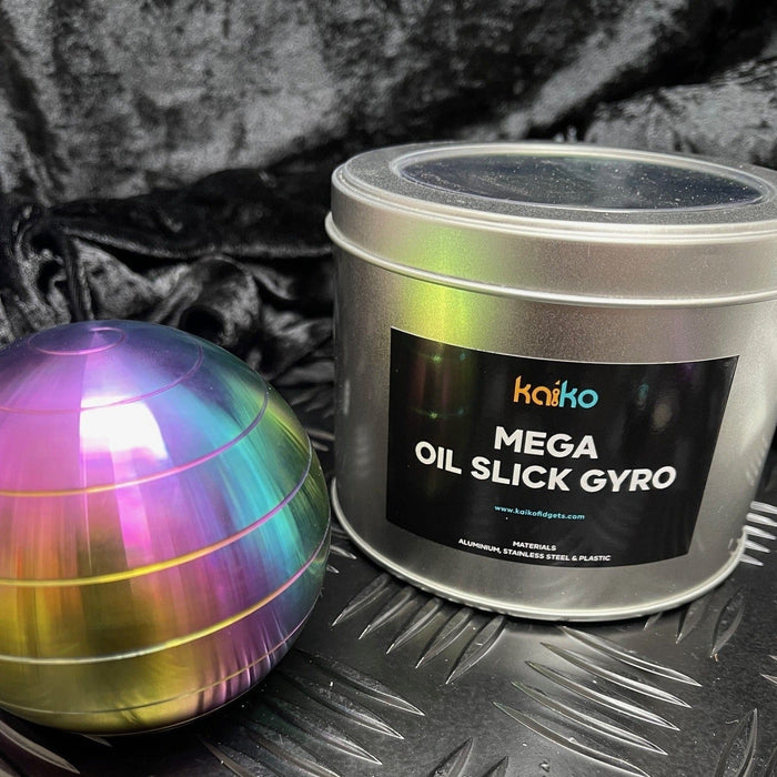 Kaiko Fidgets | Gyroscope | Oil Slick - Mega