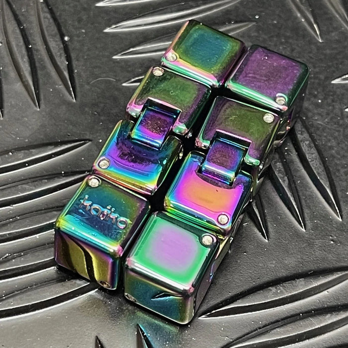 Kaiko Fidgets | Infinity Cube | Oil Slick -  Mini