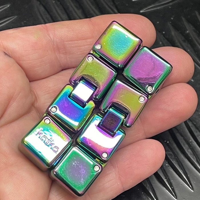 Kaiko Fidgets | Infinity Cube | Oil Slick -  Mini