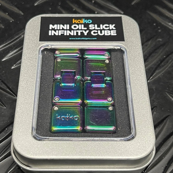 Kaiko Fidgets | Infinity Cube | Oil Slick -  Mini