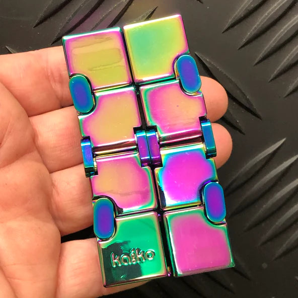 Kaiko Fidgets | Infinity Cube | Oil Slick