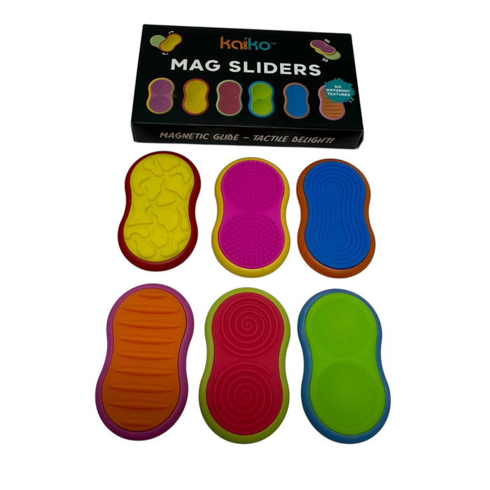 Kaiko Fidgets | Mag Sliders - Six Interchangeable Magnetic Textured