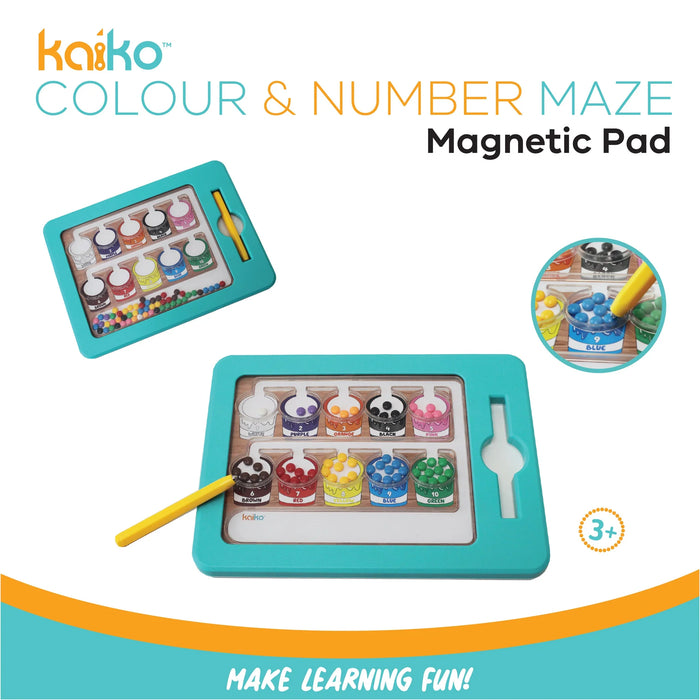 Kaiko Fidgets | Magnetic Maze - Colour & Number Maze