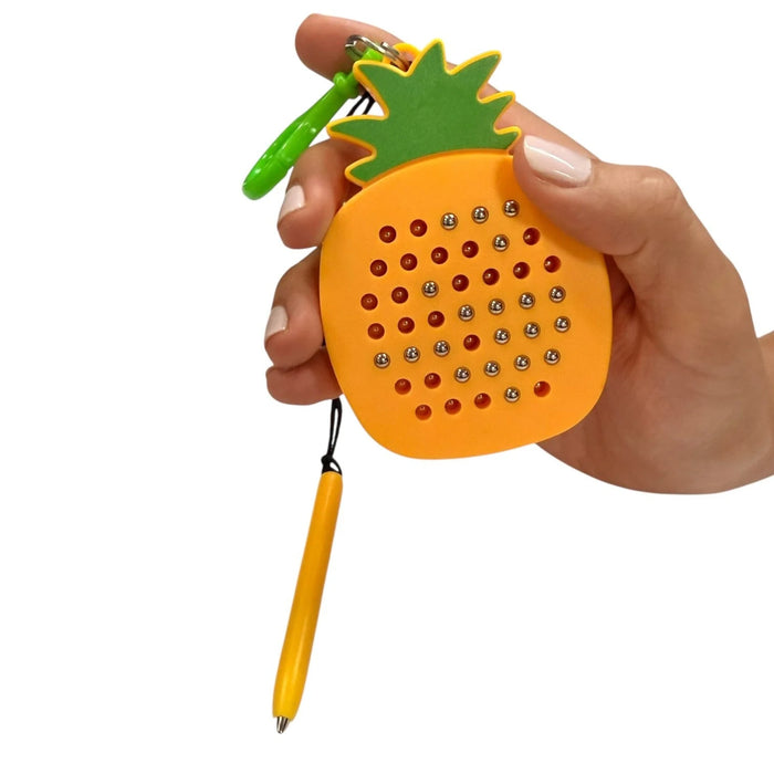 Kaiko Fidgets | Magnetic Pad Keyring - Pineapple