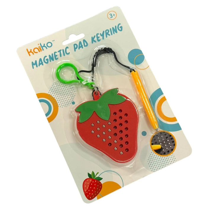 Kaiko Fidgets | Magnetic Pad Keyring - Strawberry